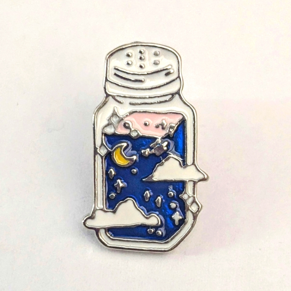 Night Sky In A Bottle Pin